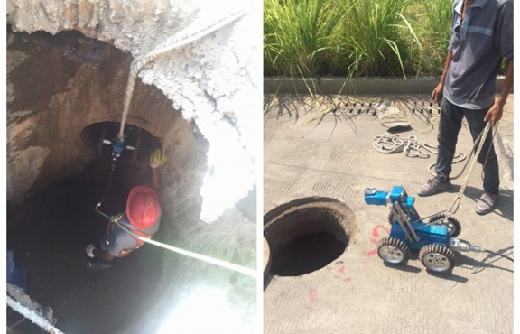 管網(wǎng)檢測(cè)機(jī)器人投入使用，以科技助力公路施工